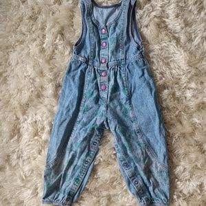 Vintage Lee girls denim romper